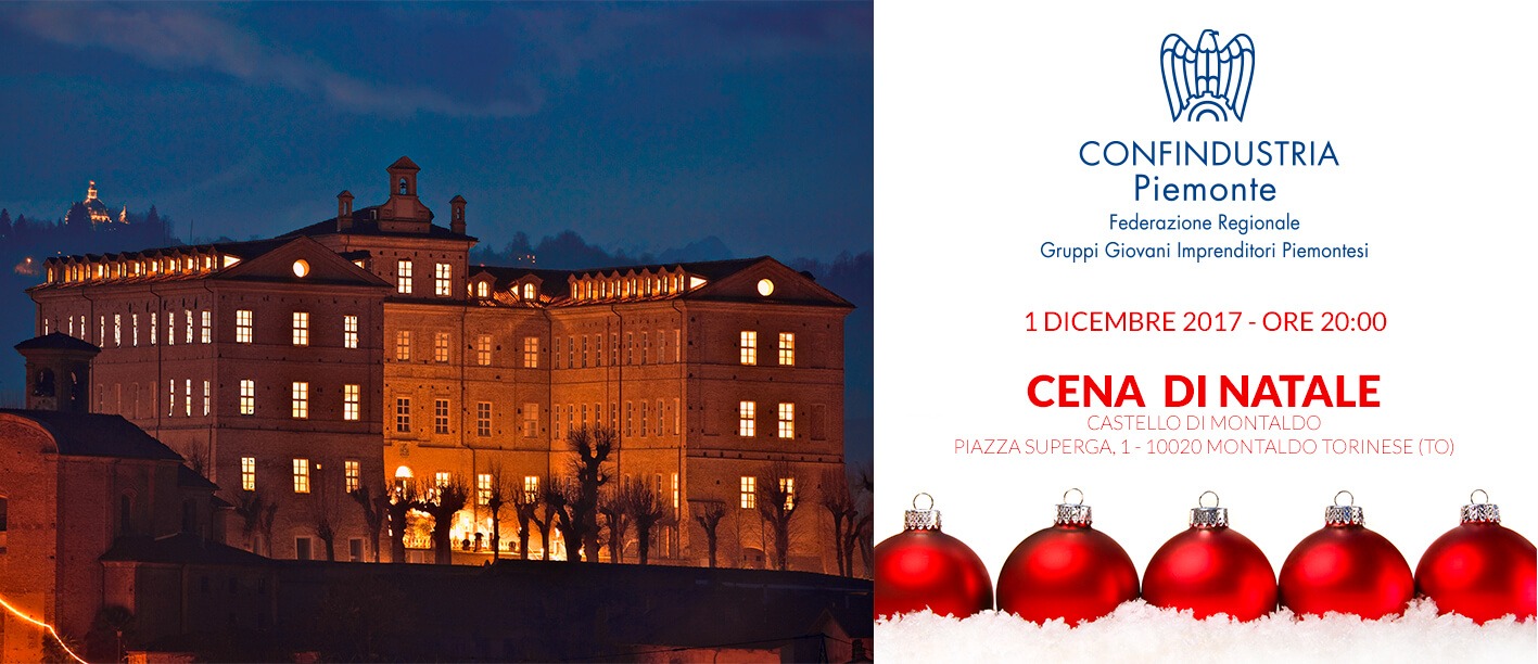 Cena di Natale del Gruppo Giovani Imprenditori di Confindustria Piemonte